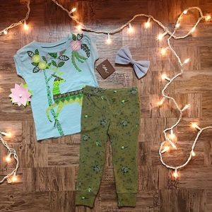 Blue Tea Shirt & babyGap Pants